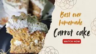 BEST EVER HOMEMADE CARROT CAKE | @sandyc's kitchen...