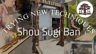 We Built a Wedding Arch With Fire | Off-Grid DIY + Shou Sugi Ban Technique