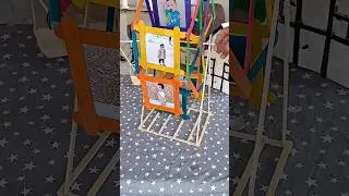 How to Make a Ferris Wheel with Craft Sticks | Easy and Fun DIY Project