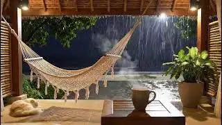 🌧️ HEAVY Tropical Rain on Metal Roof for Deep Sleep & Study Focus #NatureSounds