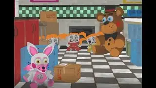 FNaF VR: Plushbabies FULL BRIGHT Mode!