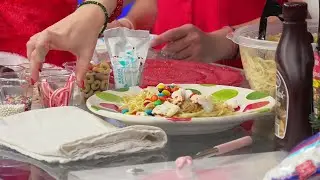 Ashlyn teaches us how to make Elf Spaghetti for Christmas