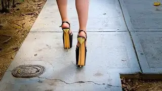 black toenail most dangerous platform high heels sandals #walking