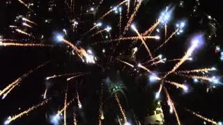 Aerial Quad copter Drone Fireworks