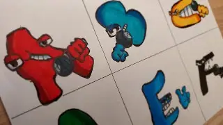 [Drawing] Alphabet Lore - FRIDAY NIGHT FUNKIN' #alphabetlore #fnfmod #howto draw #fridaynightfunkin