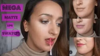 W7 Mega Matte Liquid Lipstick Lipgloss Swatch