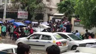 Vajiram and Ravi ias institute road in rains