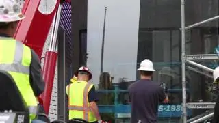 How We Install an Oversized Glass Window