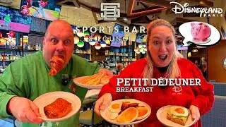 DECOUVERTE DES PETITS DÉJEUNERS DU SPORT BAR ET LOUNGE A DISNEYLAND PARIS