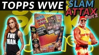 2021 WWE Slam Attax Topps Box Часть 2!! 💪💪