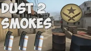 CS:GO - 6 Useful Smokes on Dust2 - Nade Spots #2