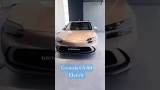 #genesis #gv60 #ev #electricvehicle #luxury #technology #future #automobile #hyundai #electriccars