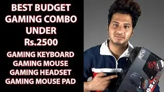 Gaming Peripherals Combo Under Rs.2500 | Redgear Manta MT41 Gaming Combo Unboxing & Review [HINDI]