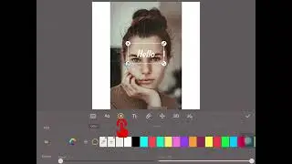 How to set text stroke color?
