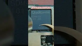 Black Pasted Cpu Removing Trick #mobilerepair #technology