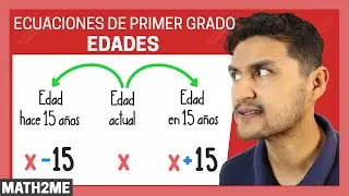 Problemas de Ecuaciones de Primer grado - Edades