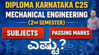 C25 Diploma mechanical 2nd sem subject|Diploma ME passing marks|Diploma ME passing package
