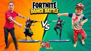 FORTNITE DANCE BATTLE in REAL LIFE 🕺 MOM VS. KID | Family Vlog 2022 | The Oh Family