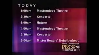 PBS Schedule Bumper (2005 WFWA-TV)