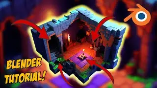 Crafting RPG Dreams: Building a Fantasy Room in Blender for Your Game World!