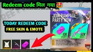 WATER BAllOON AK REDEEM CODE | FREE FIRE REDEEM CODE TODAY 22JUNE