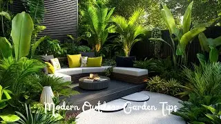 Transform Your Tiny Backyard into a Tropical Paradise  Modern Outdoor Garden Tips