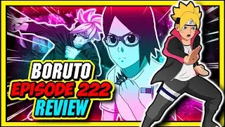 Sasuke OFFICIALLY SURPASSED By Sarada & New Threat Emerges-Boruto Episode 222 Review!