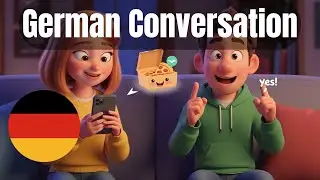 German Listening Practice: Ordering Food for Delivery (A1-A2 Level)