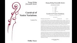 Carnival of Venice Variations, by Loreta Fin -- Score & Sound