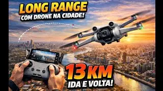 PRIMEIRO VOO DO ANO! 🛩️ Long Range INSANO com DJI Mini 3 | +13KM da Cidade ao Mar 🌊 Sinal 📶 INSANO.