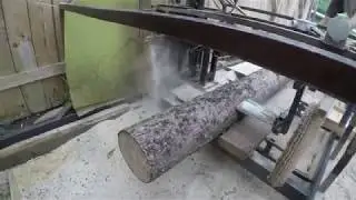 řetězový katr domací výroby | homemade chain sawmill