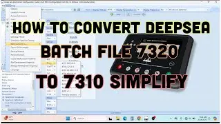 HOW TO CONVERT DEEPSEA CONFIG USING BATCH CONVERT TOOLS