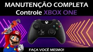 MANUTENÇÃO PROFISSIONAL CONTROLE XBOX ONE - LIMPEZA PREVENTIVA - P.J.&.P