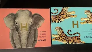 Hourglass holiday 2022/ hourglass ambient lighting edit Tiger & Elephant palettes/ worth the hype?