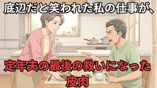 底辺だと笑われた私の仕事が、定年夫の最後の救いになった皮肉