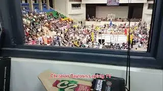 China vs Philippines Professional Boxing Ven Yagahon from Bukidnon. held ta Valencia City Bukidnon