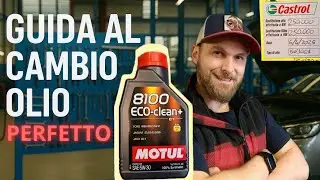 CAMBIO OLIO PERFETTO FAI DA TE  GUIDA COMPLETA E CONSIGLI UTILI PER LA TUA AUTO