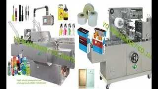 nonwovens cartoning machine small carton box overwapper production line encartonneuse