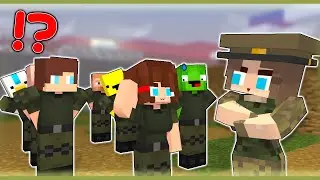 MAIZEN - JJ's Sister Went to ARMY CAMP?! - Minecraft Animation JJ & Mikey