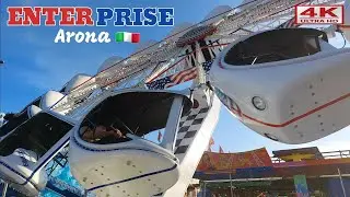 Lunapark Tredicino Giostre 2023 🇮🇹 ENTERPRISE Offride | Lunapark 4k