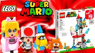 LEGO SUPER MARIO 71407 CAT PEACH SUIT AND FROZEN TOWER