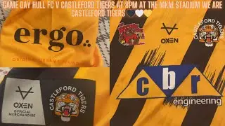 Game Day Hull FC v Castleford Tigers at 8PM At The MKM Stadium We Are Castleford Tigers 🖤🤍💛