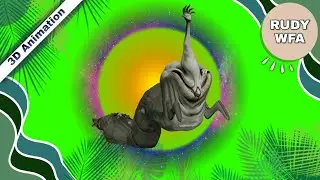 green screen Anomali Hand Sea Monster