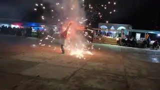 Fuimos a disfrutar de la música de viento y fuegos artificiales en la fiesta patronal de este pueblo