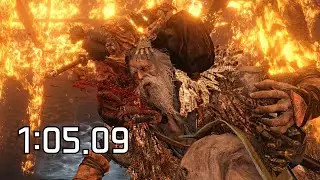 Sekiro - Inner Father 1:05.09 (Reflection Boss Speedrun)