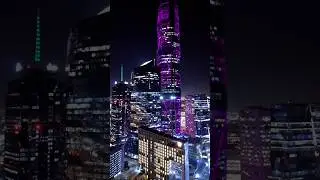 KAFD Lights Up Riyadh 🌆 | Aerial Night View - KSV