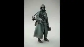 1/16th Scale Built & Painted Military Figures.