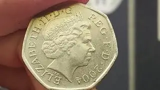 CHECK YOUR CHANGE #413 - 2004 50p 50 pence coin