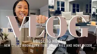 HOUSE TO HOME UPDATES: NEW LIVING ROOM FURNITURE DELIVERIES AND HOME DECOR  | Diam Jackson