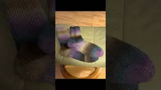 Socken mit Bummerang-Ferse #klarissasfairfashionchallenge #nachhaltigemodeistklimaschutz